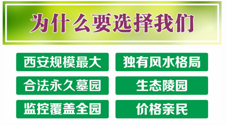 西安壽陽山墓園全程陪同解答，根據(jù)客戶需求制